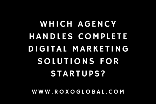 Which Agency Handles Complete Digital Marketing Solutions for Startups? | RoxoGlobal Delhi