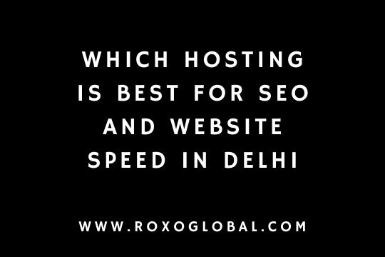 Which Hosting Is Best for SEO and Website Speed in Delhi | RoxoGlobal